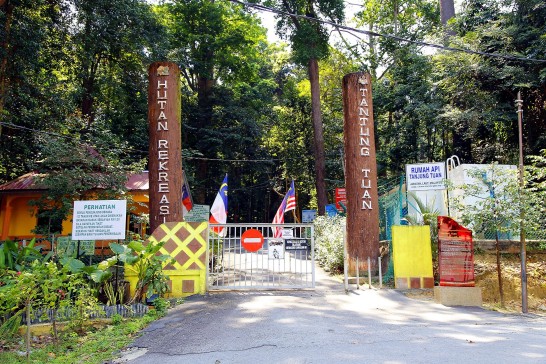 Entrance to Tanjung Tuan forest reserved